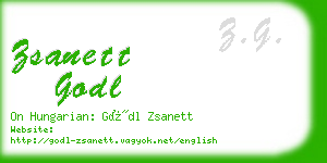 zsanett godl business card